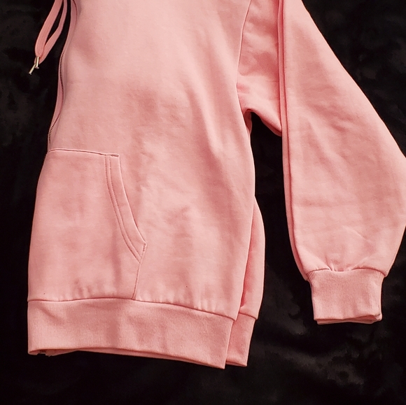 H&M Divided PINK MARL Oversized Hoodie - Picture 6 of 6
